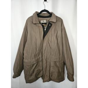 Vintage Rainforest Goose Down-Filled Super Warm Brown Jacket Men's Size US XL